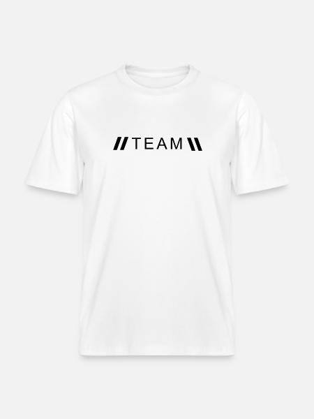Style Team - RELAXED FIT Unisex Organic T-Shirt - white