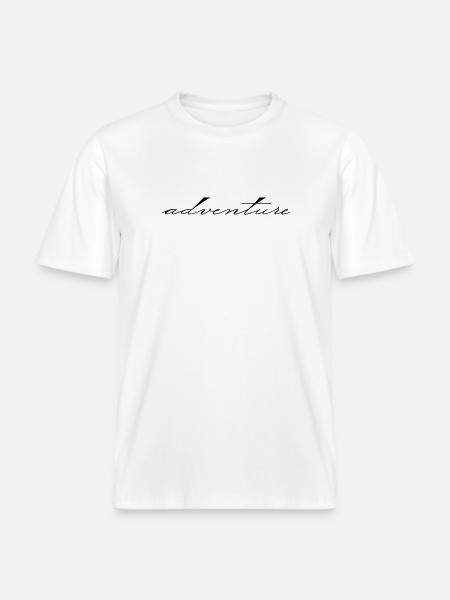 adventure - RELAXED FIT Unisex Organic T-Shirt - Weiß