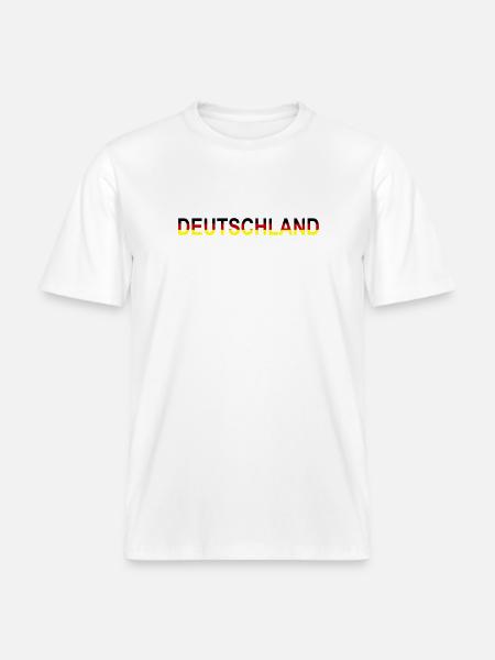 Germany Design - RELAXED FIT Unisex Organic T-Shirt - white