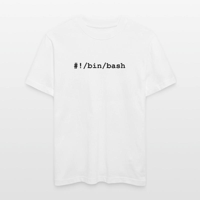Shell bash / bourne-again sous Linux et Unix  T-shirt unisexe RELAXED FIT en coton bio