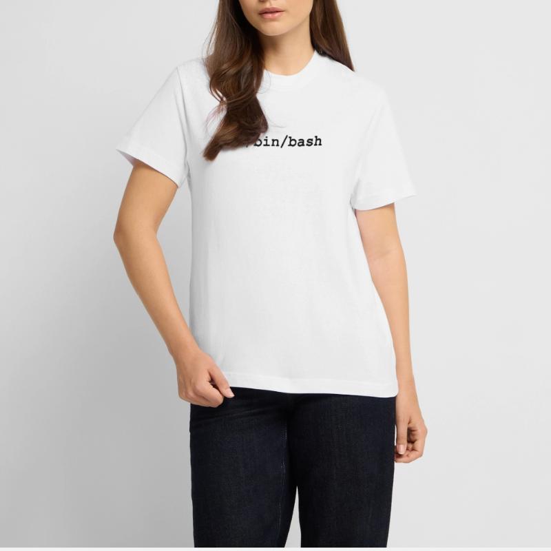 Shell bash / bourne-again sous Linux et Unix  T-shirt unisexe RELAXED FIT en coton bio