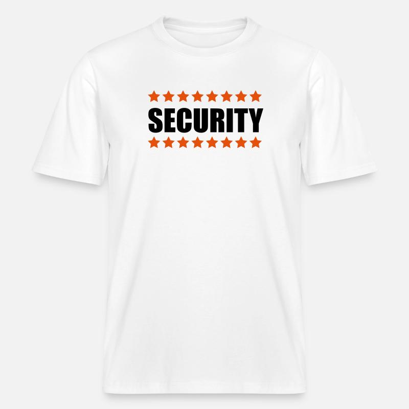 Security -  RELAXED FIT Unisex Organic T-Shirt - Weiß