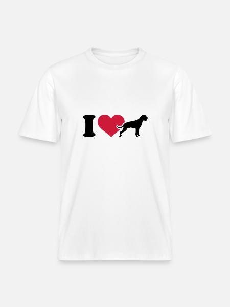 Boxer - RELAXED FIT Unisex Organic T-Shirt - Weiß