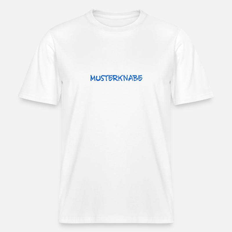 Musterknabe -  RELAXED FIT Unisex Organic T-Shirt - Weiß
