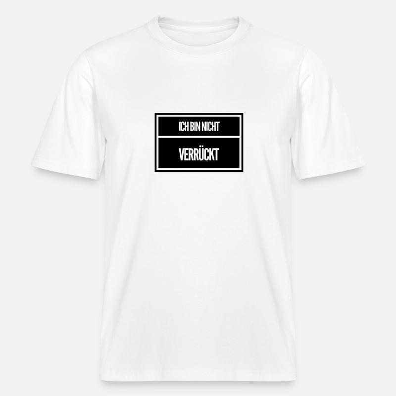 so sieht normal aus -  RELAXED FIT Unisex Organic T-Shirt - Weiß