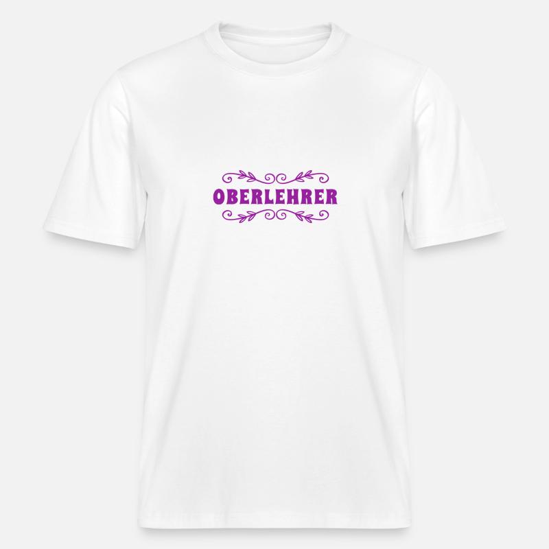 ich bin ein Schlaumeier -  RELAXED FIT Unisex Organic T-Shirt - Weiß