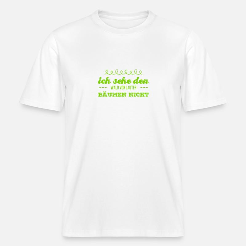 ich bin ein blindes Huhn -  RELAXED FIT Unisex Organic T-Shirt - Weiß