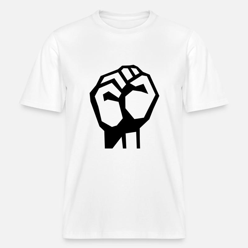 Faust by Edition Hackfresse -  RELAXED FIT Unisex Organic T-Shirt - Weiß