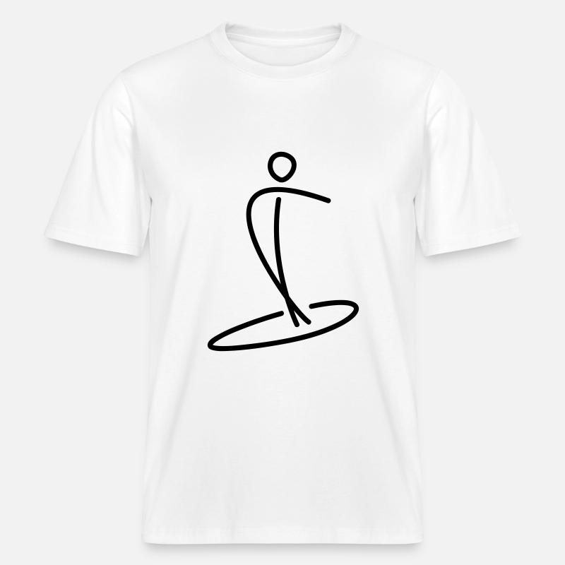 SURFEN -  RELAXED FIT Unisex Organic T-Shirt - Weiß