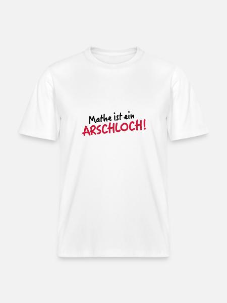 Mathe - RELAXED FIT Unisex Organic T-Shirt - Weiß