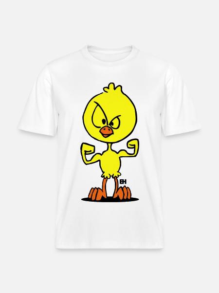 Chick Power - RELAXED FIT Unisex Organic T-Shirt - Weiß