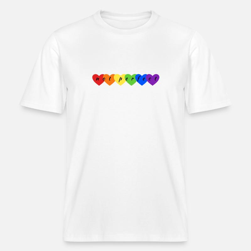 Pas parfait -  T-shirt unisexe RELAXED FIT en coton bio - blanc