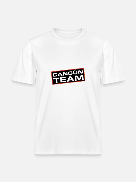 Cancun Team -  RELAXED FIT Unisex Organic T-Shirt - white