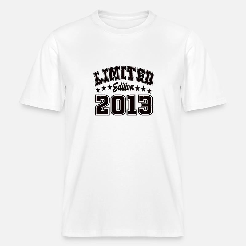 Édition limitée 2013 - T-shirt unisexe RELAXED FIT en coton bio - blanc