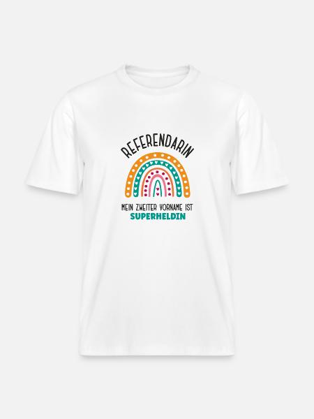 Referendarin Referendariat Studentin Lehramt Jura -  RELAXED FIT Unisex Organic T-Shirt - Weiß