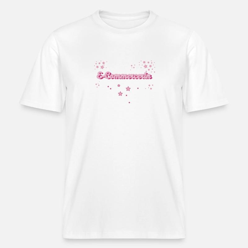 Online-Händler Abschluss-Geschenk E-Commercerin -  RELAXED FIT Unisex Organic T-Shirt - Weiß