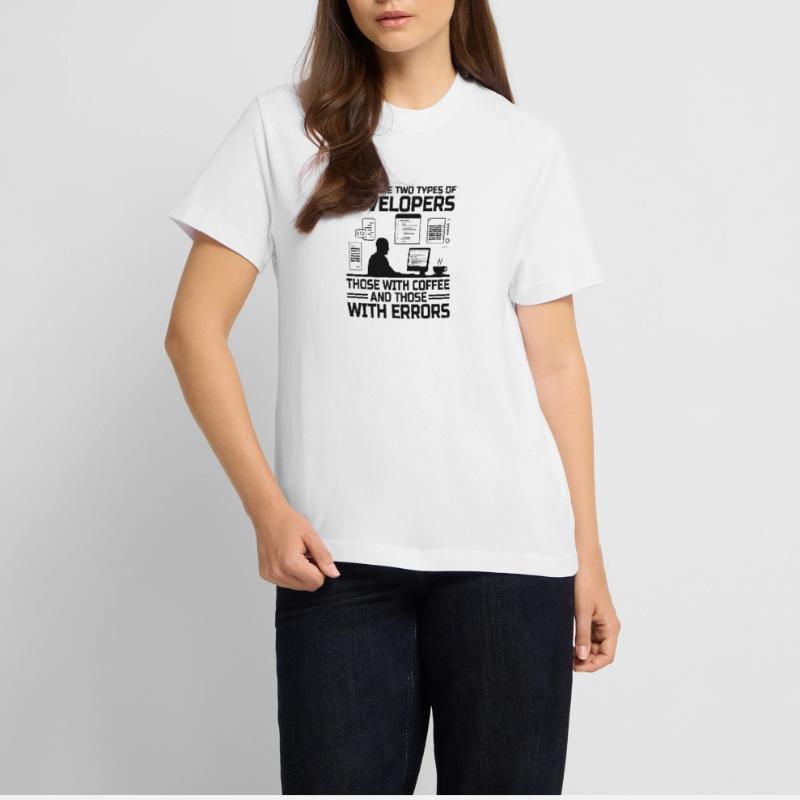 Kaffee-Codierung Programmierer Programmierer Entwickler Nerd Coff  RELAXED FIT Unisex Organic T-Shirt