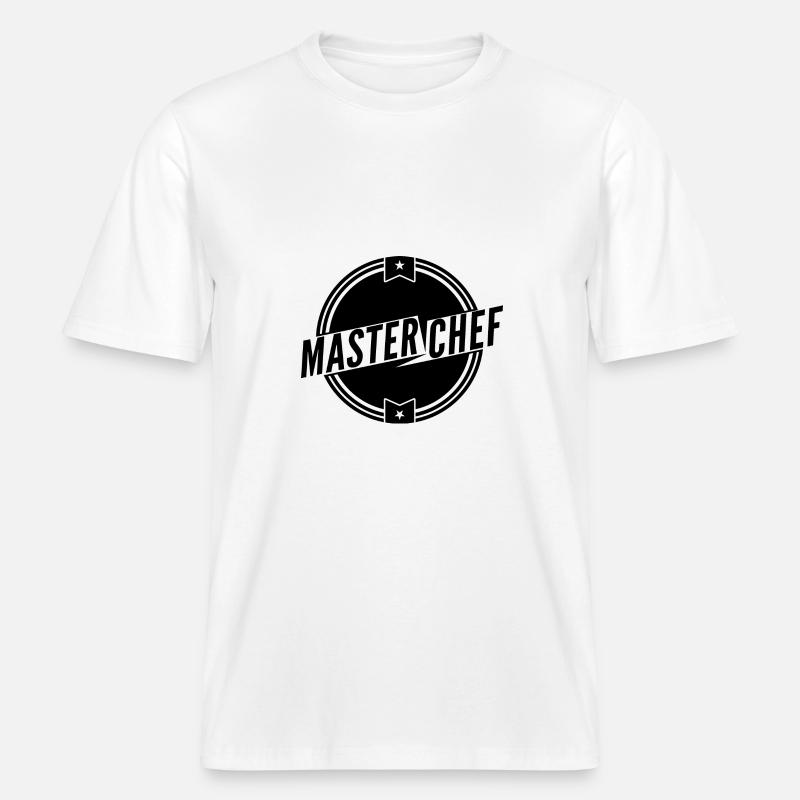 MASTER CHEF 2 -  T-shirt unisexe RELAXED FIT en coton bio - blanc