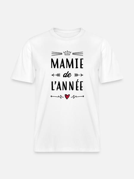 Großmütter / Oma / Mami / Großmutter / Mamy -  RELAXED FIT Unisex Organic T-Shirt - Weiß