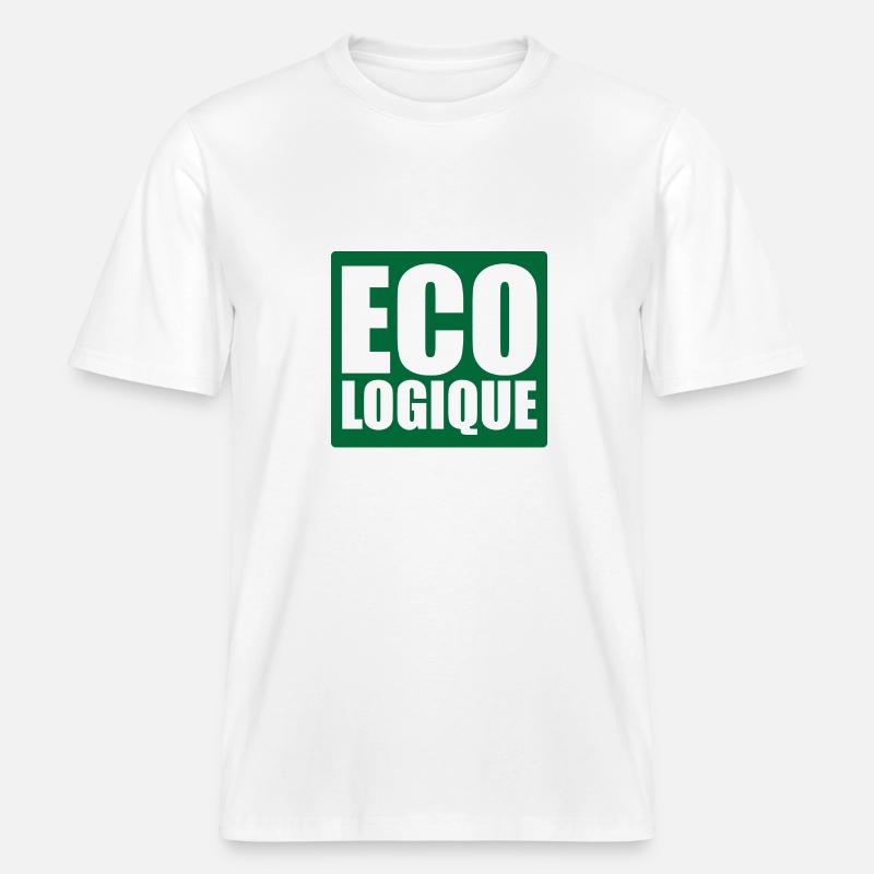 Eco! -  RELAXED FIT Unisex Luomu T-paita - valkoinen
