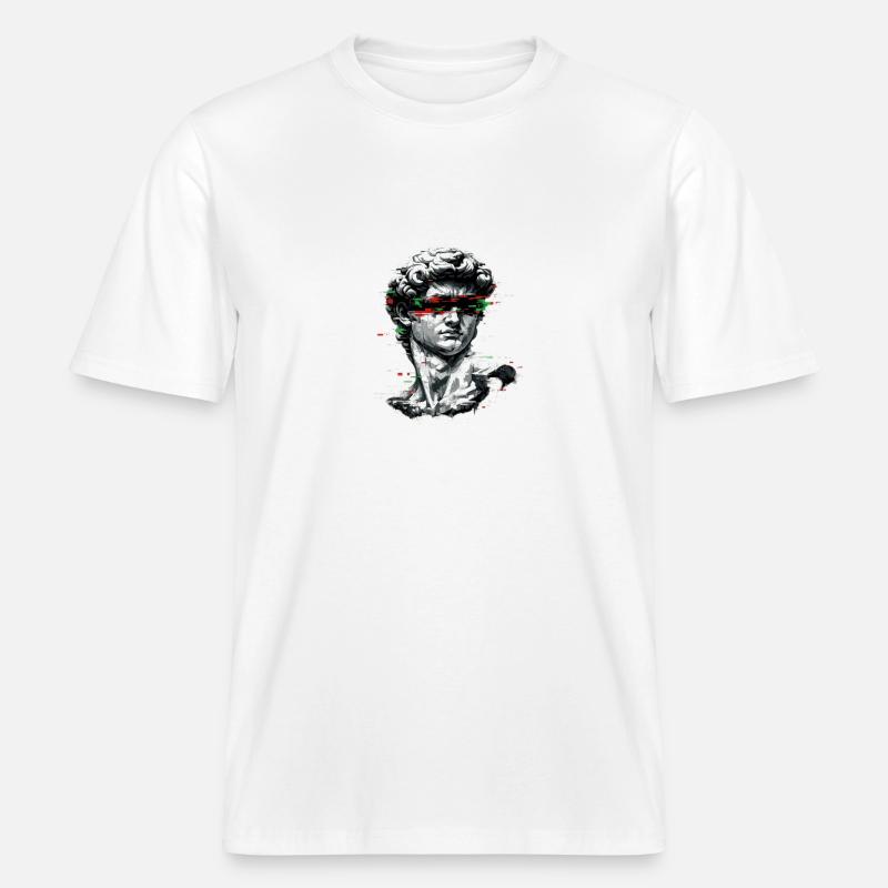 Baroque de bug de buste -  T-shirt unisexe RELAXED FIT en coton bio - blanc