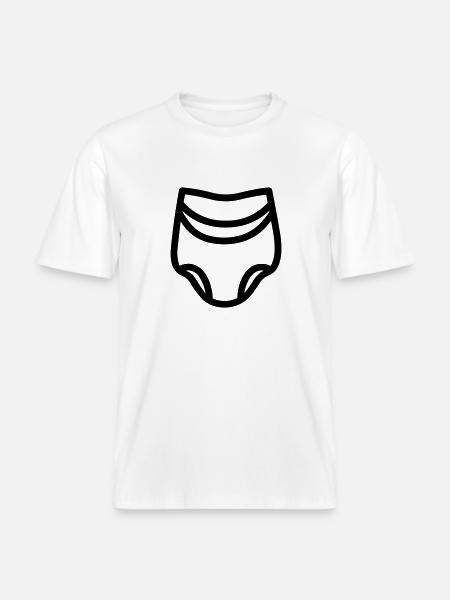 Layer - RELAXED FIT Unisex Organic T-Shirt - white