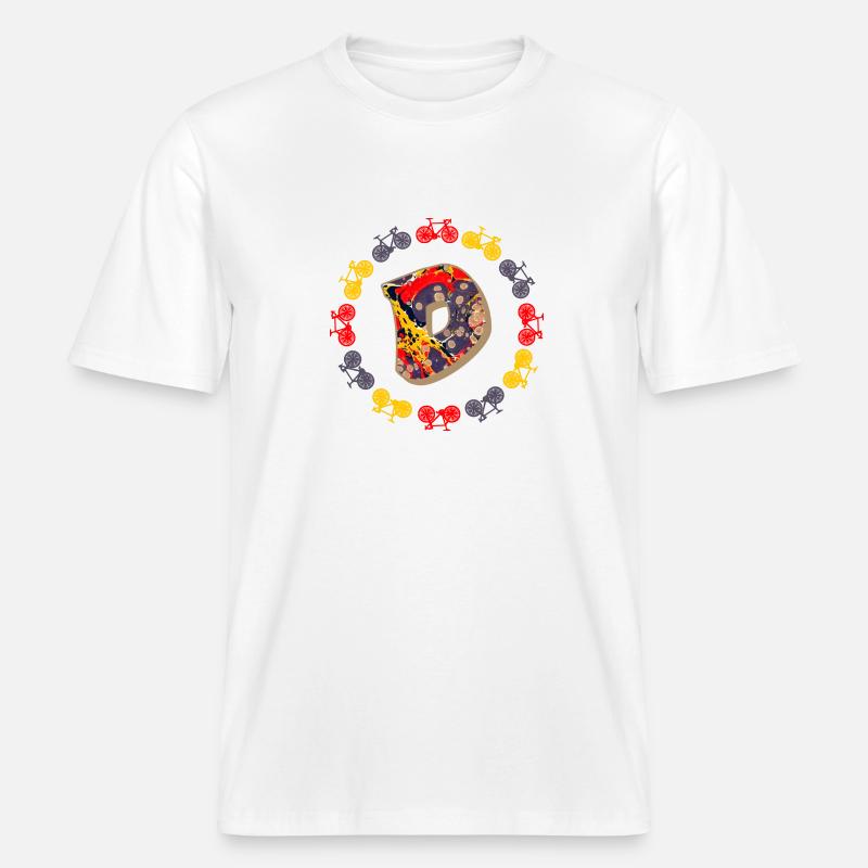 fahrrad e 202 d -  RELAXED FIT Unisex Organic T-Shirt - Weiß