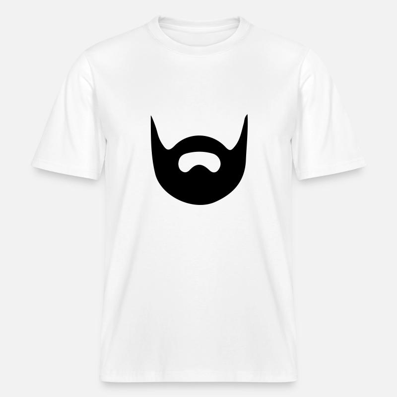 Bart -  RELAXED FIT Unisex Organic T-Shirt - Weiß