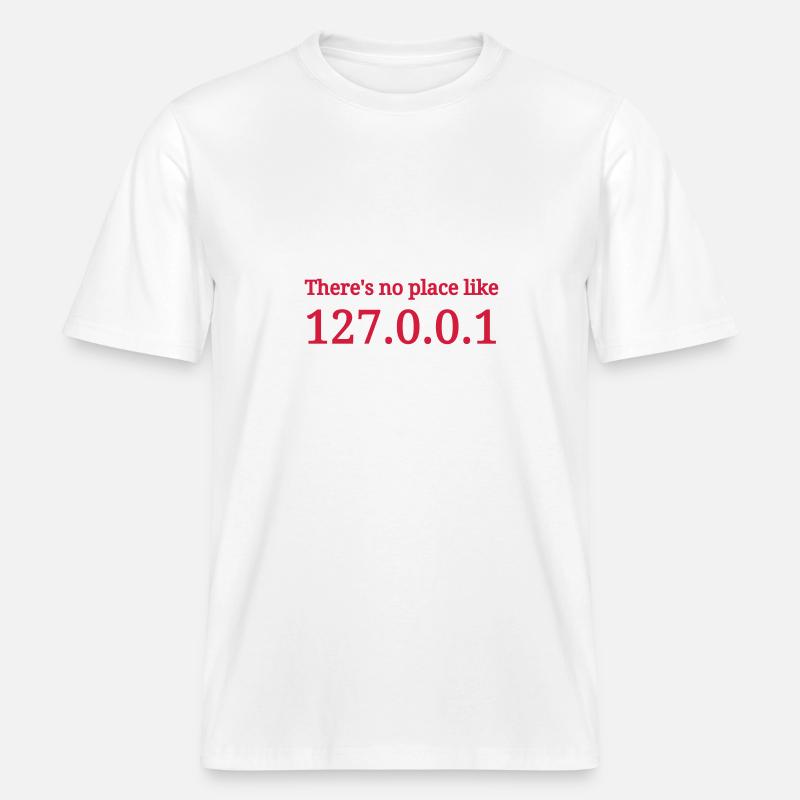 développeur / informatique / informaticien / -  T-shirt unisexe RELAXED FIT en coton bio - blanc