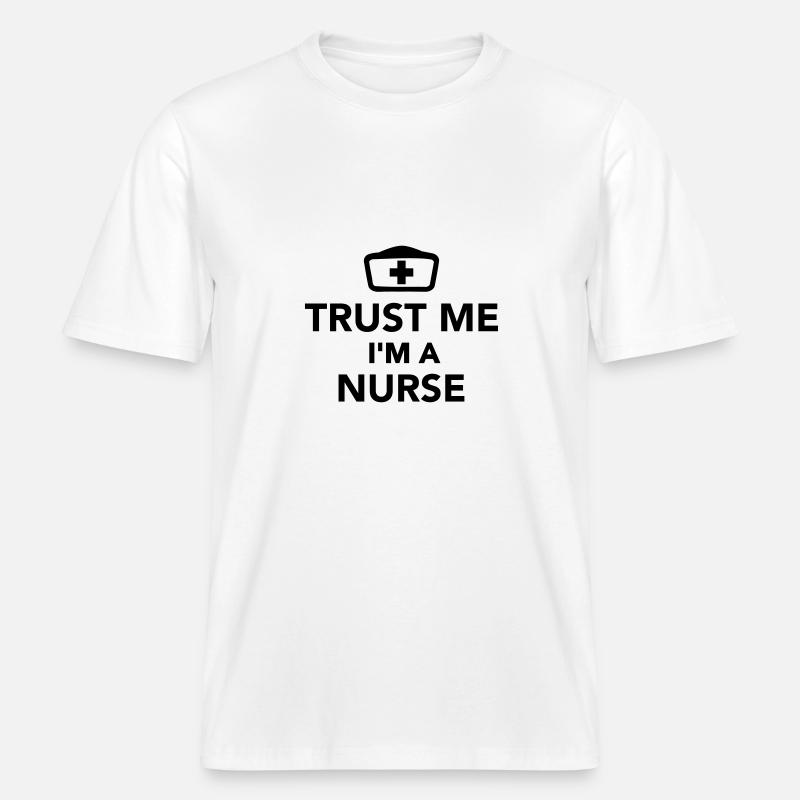 Krankenschwester -  RELAXED FIT Unisex Organic T-Shirt - Weiß