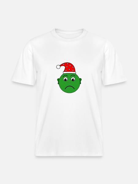Another Christmas grouch -  RELAXED FIT Unisex Organic T-Shirt - white