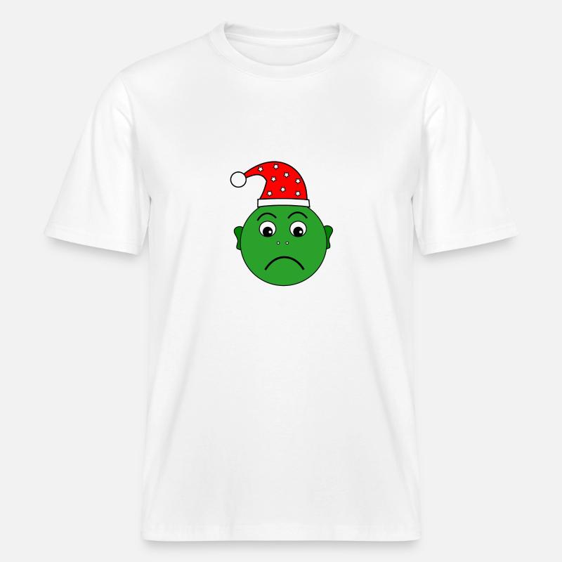 Noch ein Weihnachtsmuffel -  RELAXED FIT Unisex Organic T-Shirt - Weiß