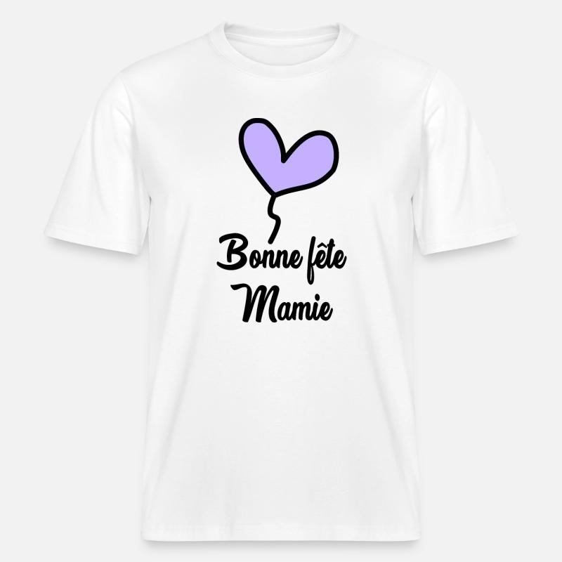 OMA. MUTTERTAG -  RELAXED FIT Unisex Organic T-Shirt - Weiß