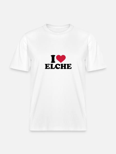 Elch -  RELAXED FIT Unisex Organic T-Shirt - Weiß