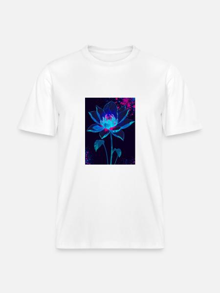 Flourish in the Void - RELAXED FIT Unisex Organic T-Shirt - white
