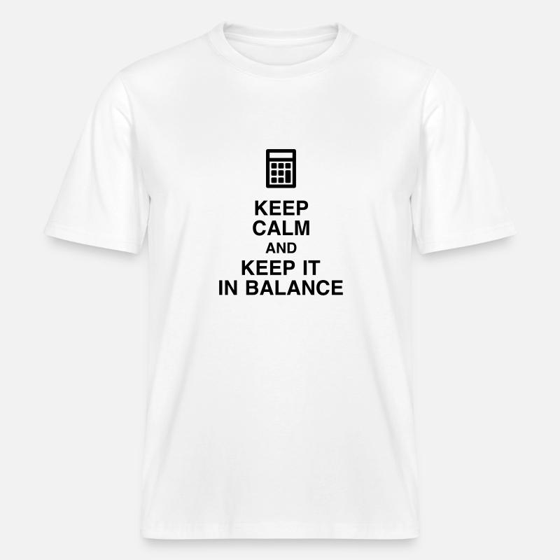 Accountant Accounting Buchhalter Comptable Compta - RELAXED FIT Unisex Organic T-Shirt - white