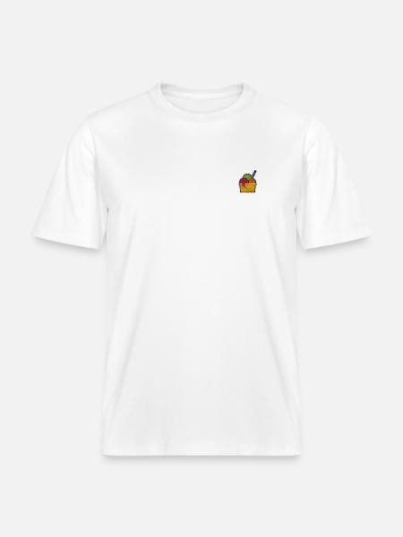 Glace -  T-shirt unisexe RELAXED FIT en coton bio - blanc