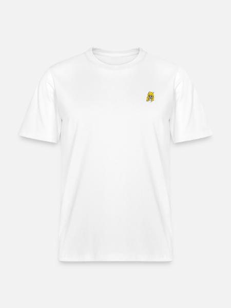 Heidi Klara Portrait Stick - RELAXED FIT Unisex Organic T-Shirt - Weiß