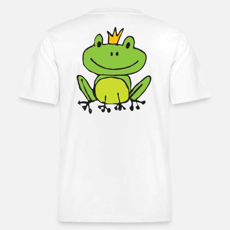 Frosch oder Prinz? -  RELAXED FIT Unisex Organic T-Shirt - Weiß