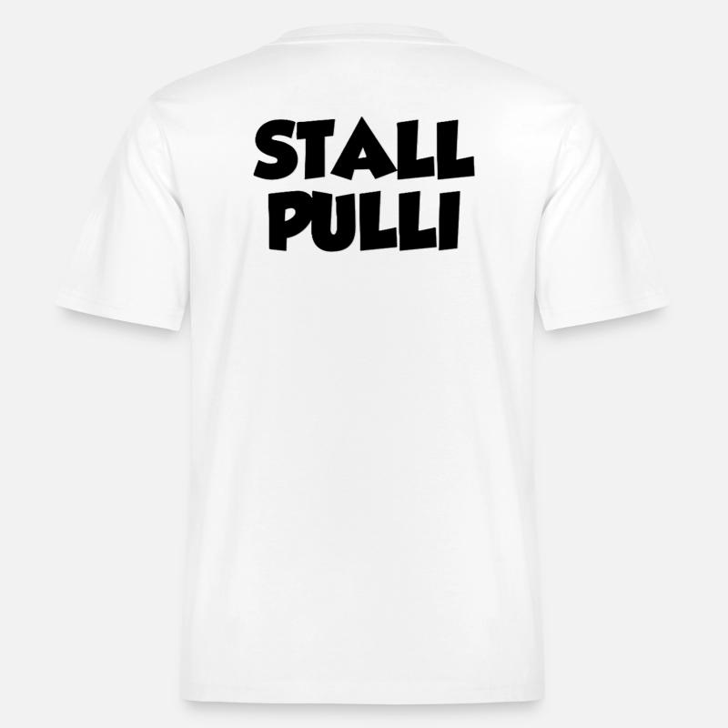 StallPulli - RELAXED FIT Unisex Organic T-Shirt - Weiß