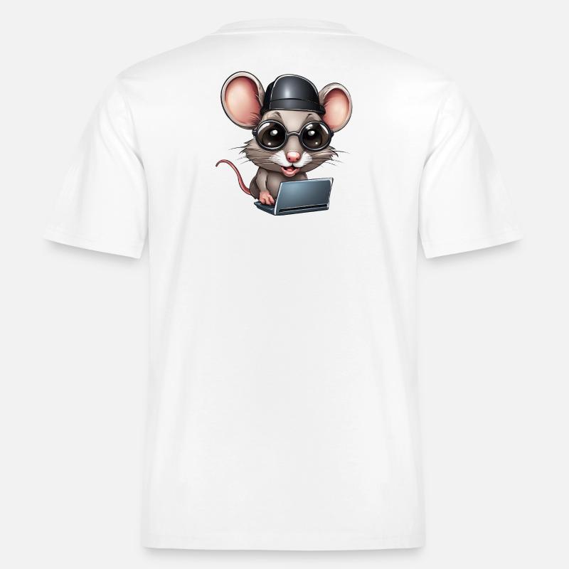 Computer, Informatikfreak, Informatiker -  RELAXED FIT Unisex Organic T-Shirt - Weiß