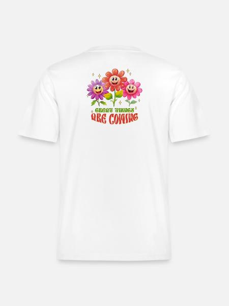 Frühling, Gartenarbeit, Gartenarbeit, Gartenarbeit - RELAXED FIT Unisex Organic T-Shirt - Weiß