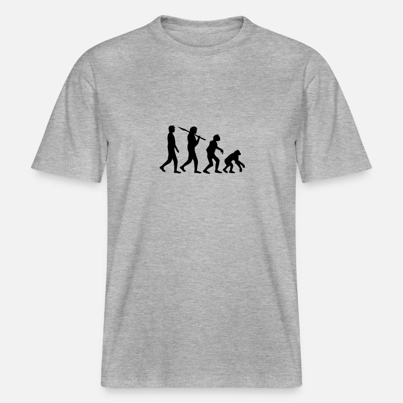 devolution -  T-shirt unisexe RELAXED FIT en coton bio - gris chiné