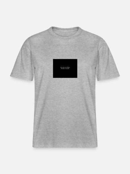 FALL SEVEN TIMES -  RELAXED FIT Unisex Organic T-Shirt - heather grey