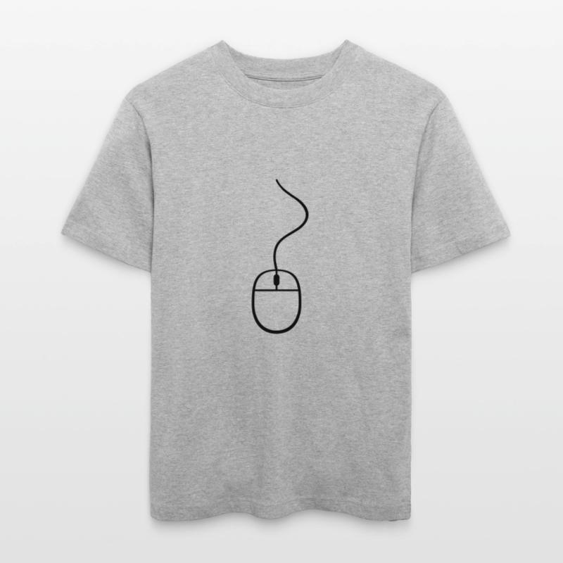 control mouse click computer cable pc computer onl  RELAXED FIT Unisex Organic T-Shirt