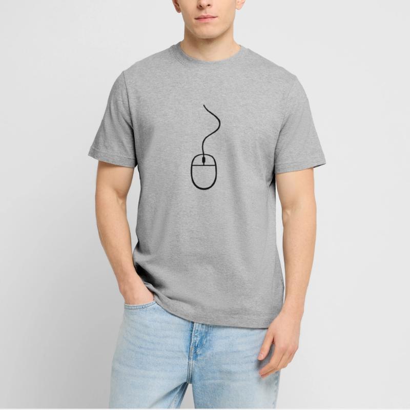 control mouse click computer cable pc computer onl  RELAXED FIT Unisex Organic T-Shirt