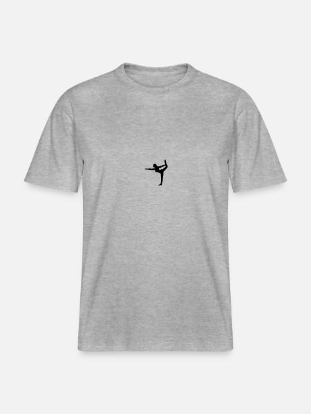 YOGA - RELAXED FIT Unisex Organic T-Shirt - heather grey