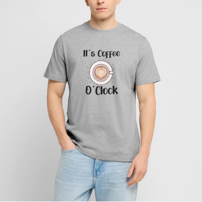 Coffee Lover Caffeine Molecule Java Latte Espresso  RELAXED FIT Unisex Organic T-Shirt