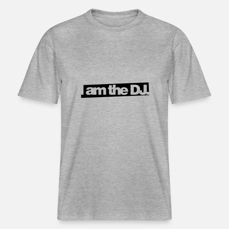 JE SUIS LE DJ - T-shirt unisexe RELAXED FIT en coton bio - gris chiné