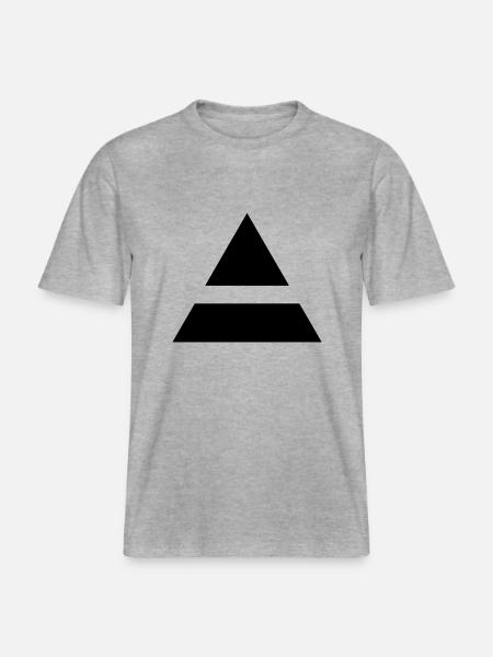 Triad -  RELAXED FIT Unisex Organic T-Shirt - heather grey